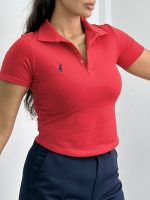 پولوشرت زنانه دو دکمه 4220 - Image 5