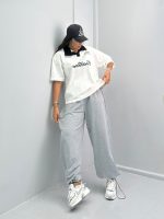 تیشرت زنانه یقه دار4213-1 - Image 3
