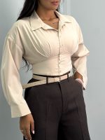 شومیز زنانه دیانا پشت بندی 010320 - Image 6