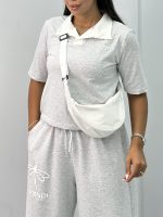 ست پولوشرت شلوار زنانه پروانه 3143 - Image 6