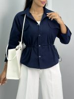 شومیز زنانه کمرگت 010334 - Image 4