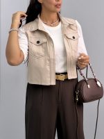 وست زنانه دوختی دوجیب 010349 - Image 7