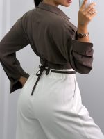 شومیز زنانه پشت بندی ناپلی 010350 - Image 3
