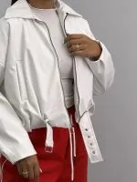 بامبر جکت چرم دخترانه 010354