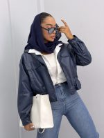 بامبر چرم زنانه 228/010374