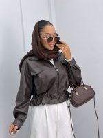 بامبر چرم زنانه 010374 - Image 2
