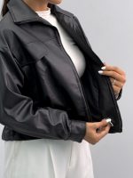 بامبر چرم زنانه 010374 - Image 3