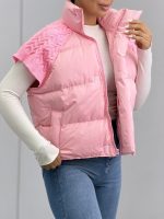 پافر زنانه آستین بافت 010372 - Image 9