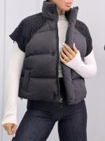 پافر زنانه آستین بافت 010372 - Image 8