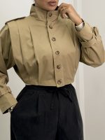ترنچ کت زنانه پاریس 010361 - Image 8